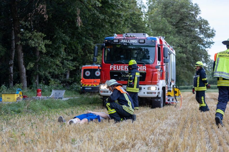 Einsatzübung mit der FFW Stein a.d. Traun, Foto 3