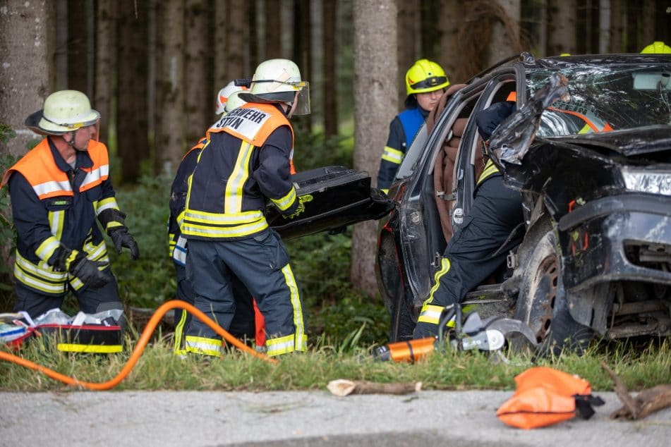 Einsatzübung mit der FFW Stein a.d. Traun, Foto 4