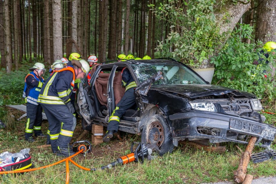 Einsatzübung mit der FFW Stein a.d. Traun, Foto 11