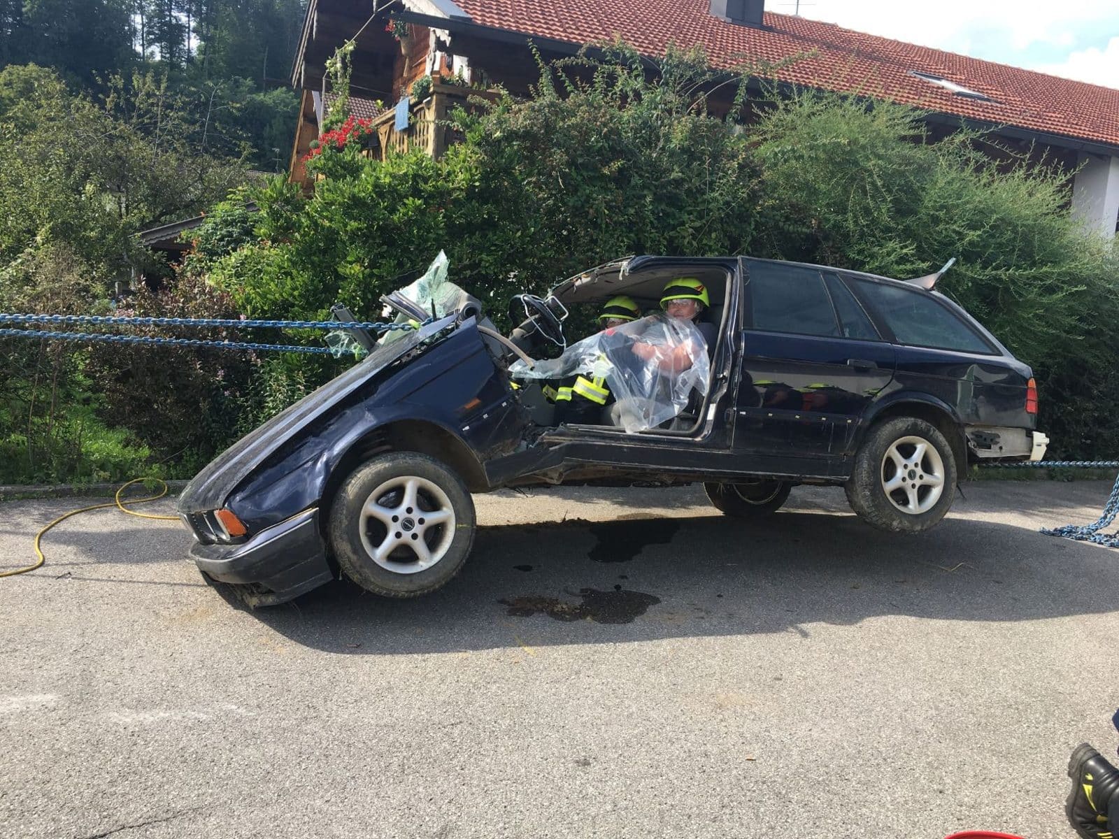 Seilwindenschulung bei der Feuerwehr, Foto 4