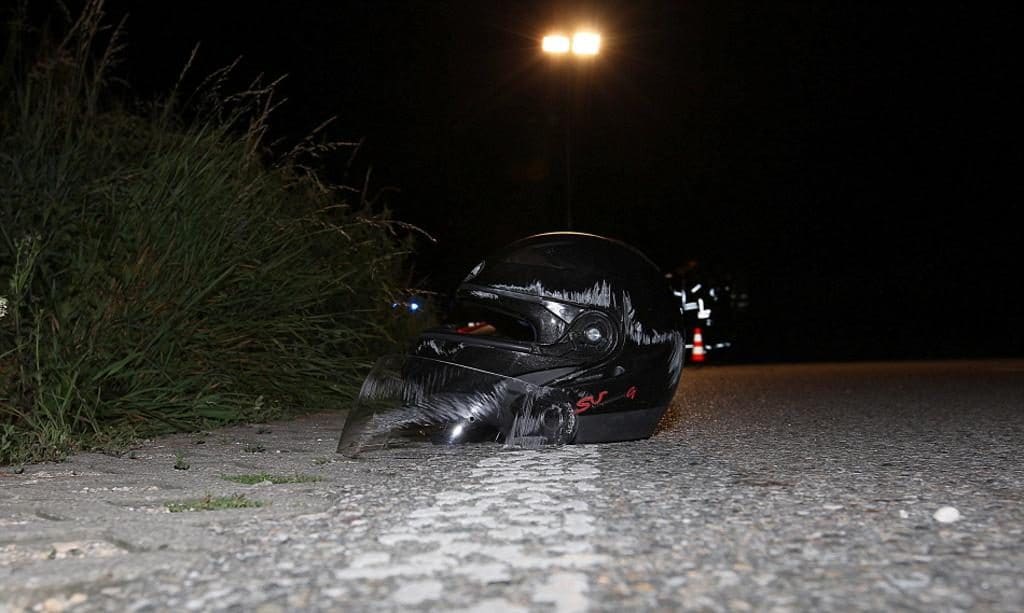 Rollerunfall, St 2093 Unterhafing, Foto 3