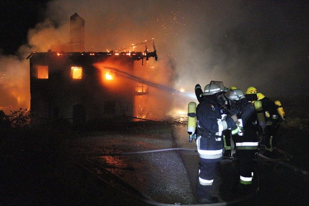Vollbrand Wohnhaus, Wimpasing/Tengling, Foto 2