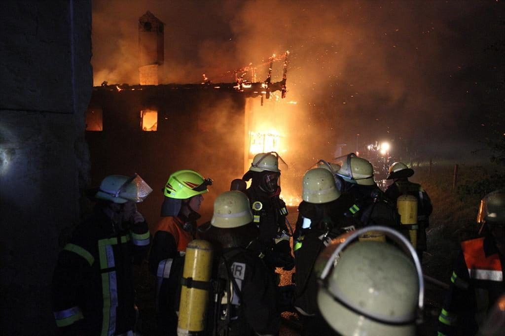 Vollbrand Wohnhaus, Wimpasing/Tengling, Foto 3