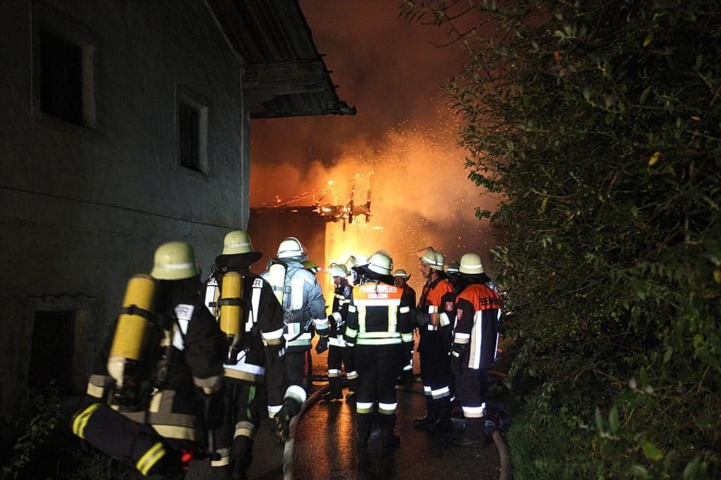 Vollbrand Wohnhaus, Wimpasing/Tengling, Foto 4