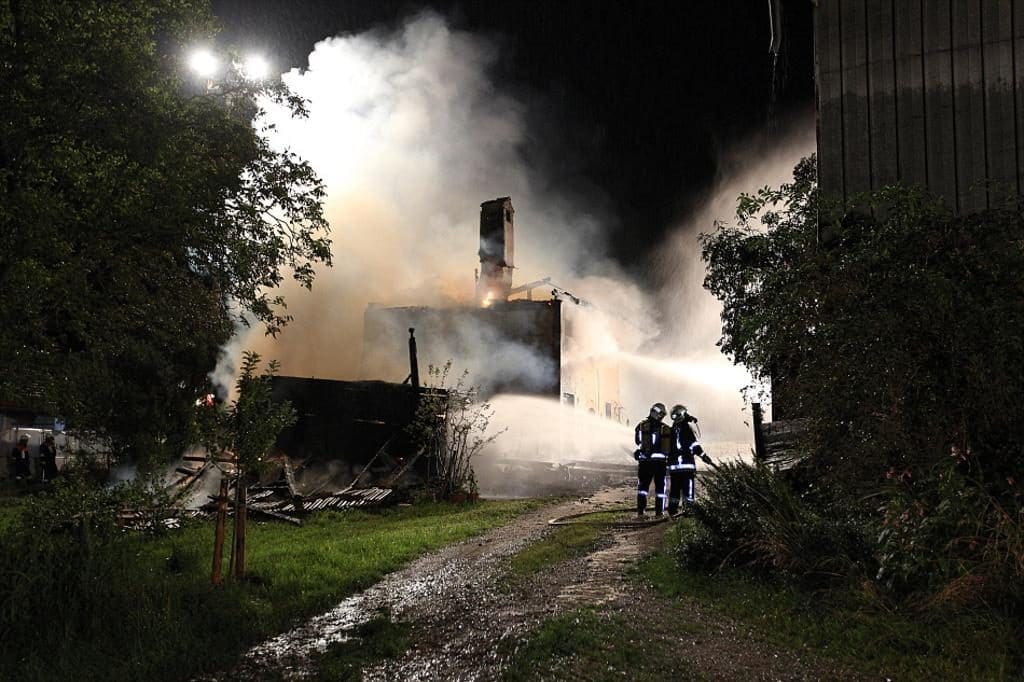 Vollbrand Wohnhaus, Wimpasing/Tengling, Foto 6