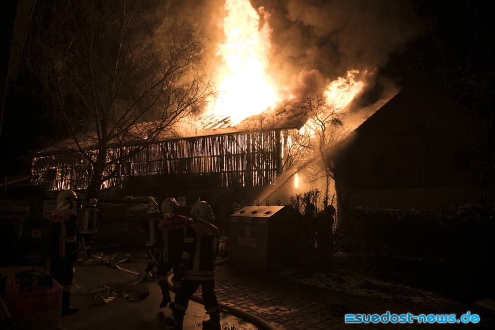 Stallung in Vollbrand, Tengling, Foto 2