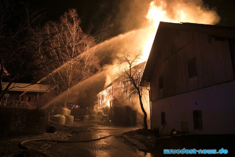 Stallung in Vollbrand, Tengling, Foto 3