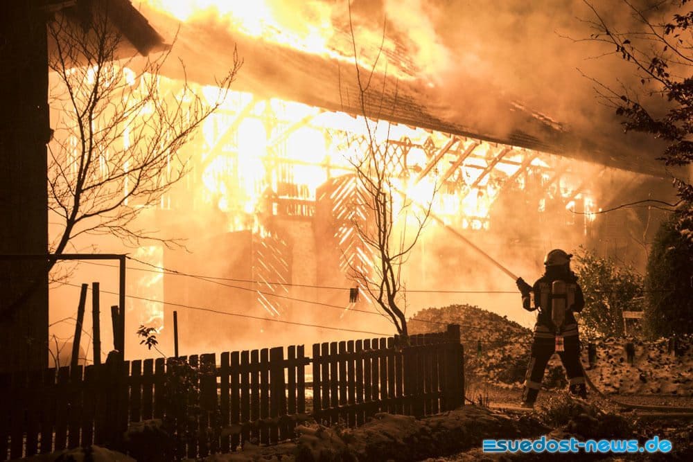 Stallung in Vollbrand, Tengling, Foto 4
