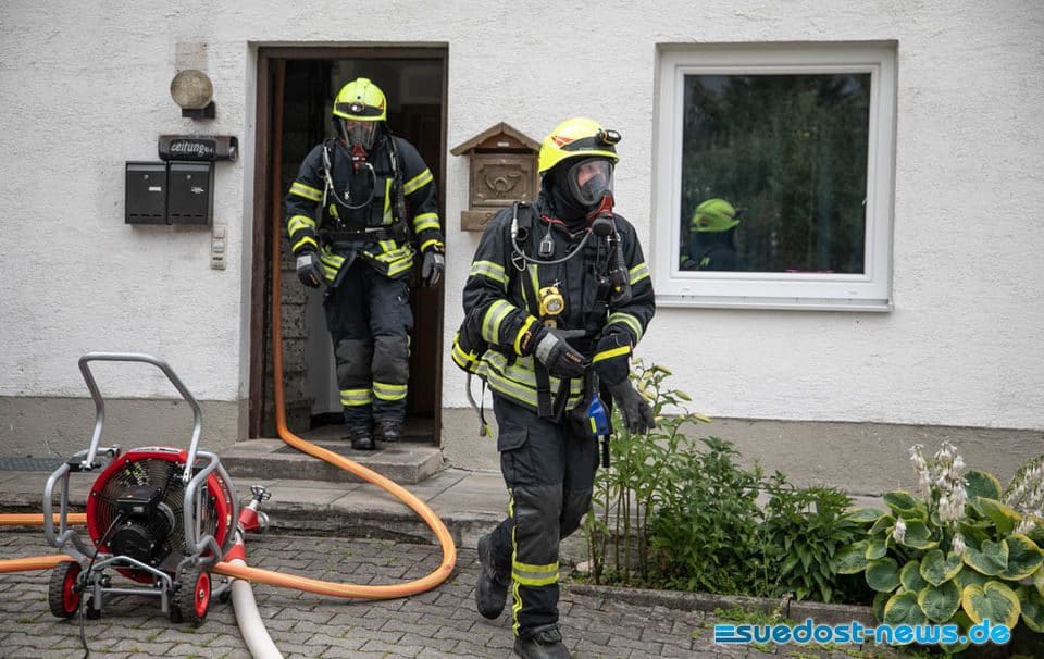 Zimmerbrand im Dachgeschoss, Palling, Foto 4