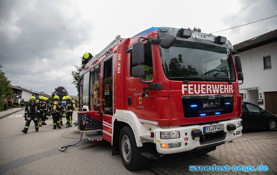 Zimmerbrand im Dachgeschoss, Palling, Foto 6